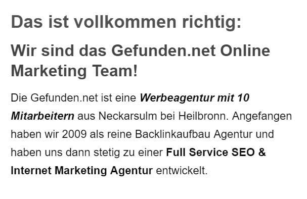Full Service Internet Marketing Agentur aus 9108 Gonten