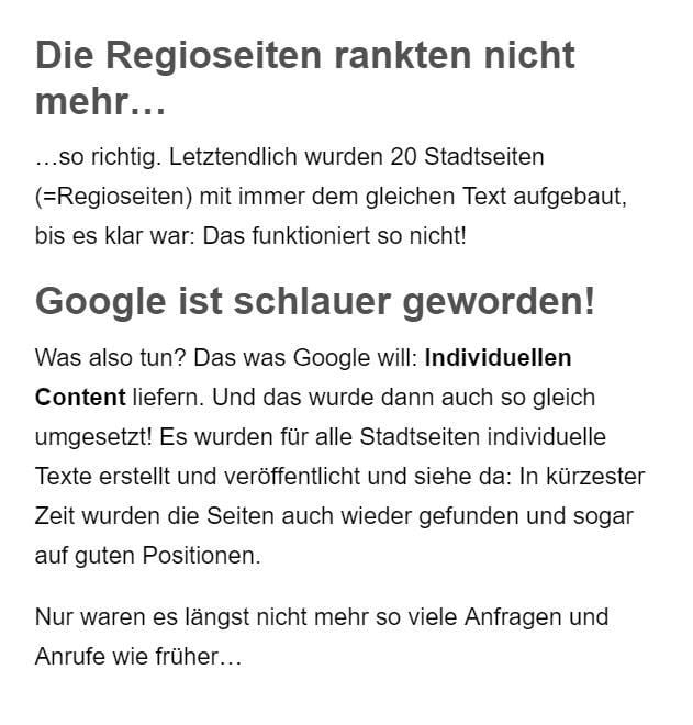 Google lokale Seiten Erstellung in  Oberegg