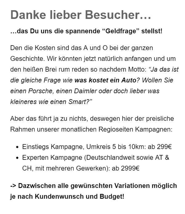 Onlinemarketing Budget in  Schlatt-Haslen