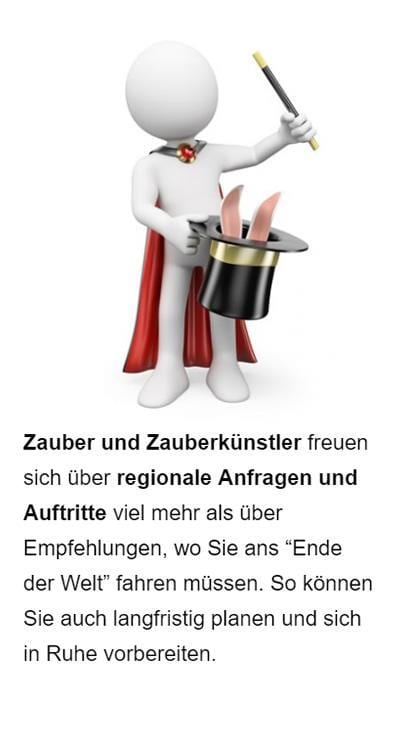 Zauberer Werbung in  Freiburg